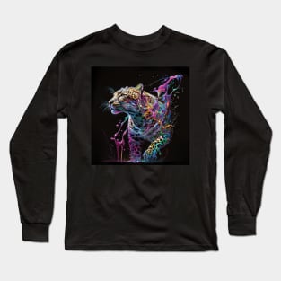 Painted leopard Long Sleeve T-Shirt